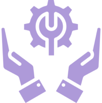 Abstract purple geometric pattern with overlapping shapes.