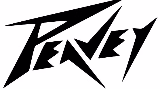 Stylized black and white logo with sharp, angular shapes.